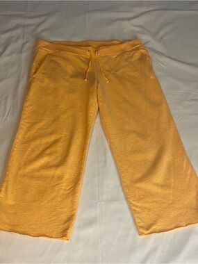 Womans Old Navy Low Waist Lounge Pants High-Rise Size L Orange NWT